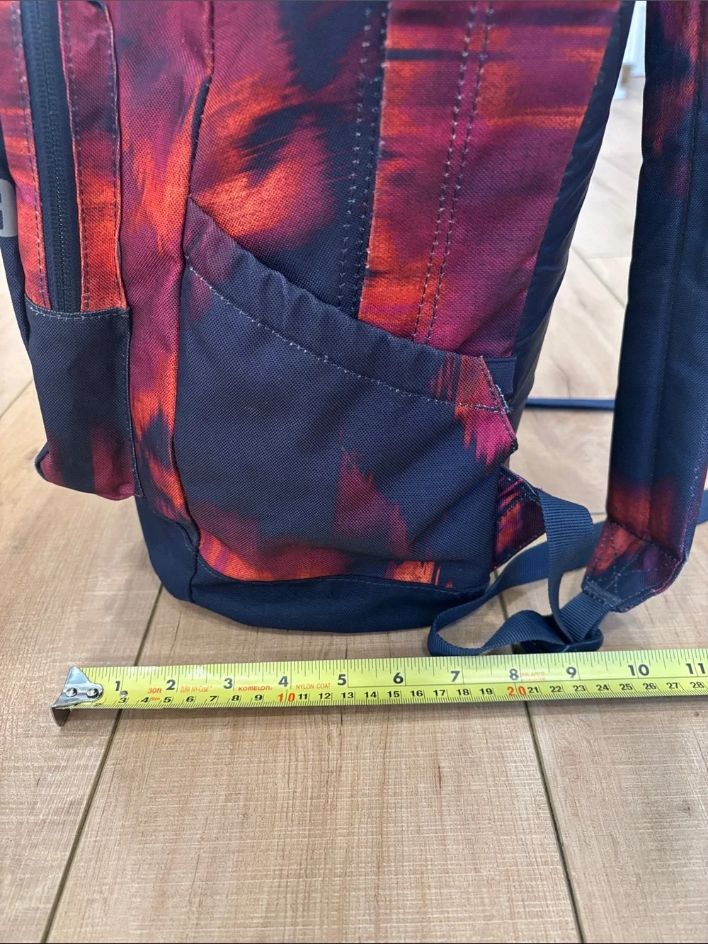 Columbia Red and Orange Graphic Backpack